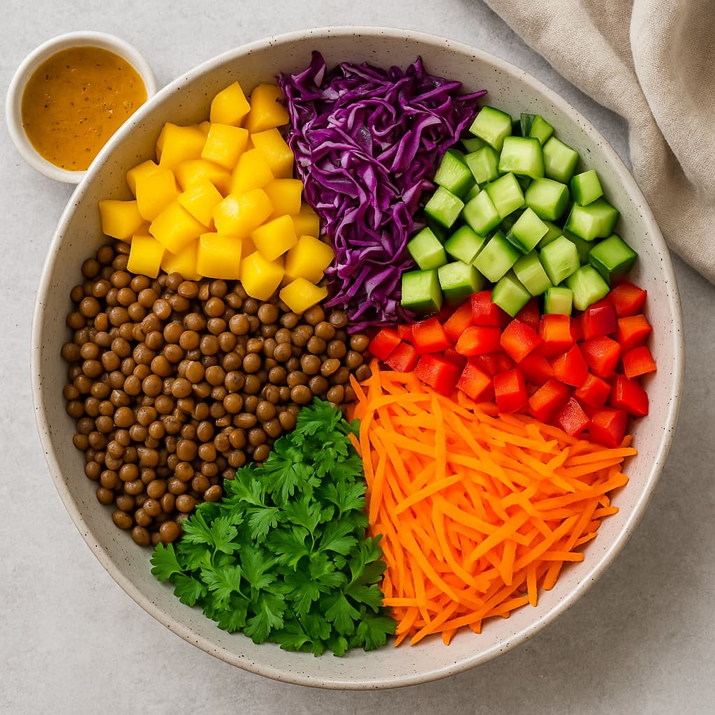 ensalada de lentejas